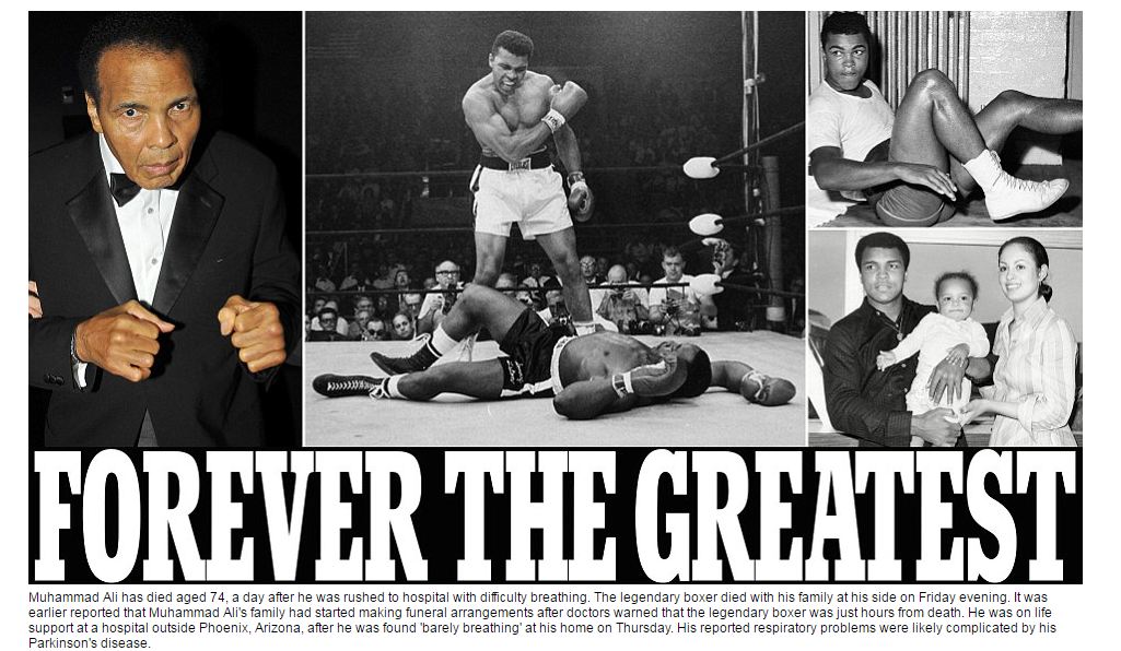 World Mourns Death Of Boxing Legend Muhammad Ali - Sports - Dunya News