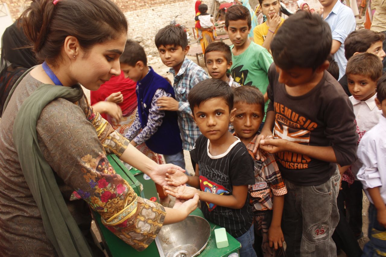 PU students organise Health and Hygiene Awareness Campaign - Pakistan
