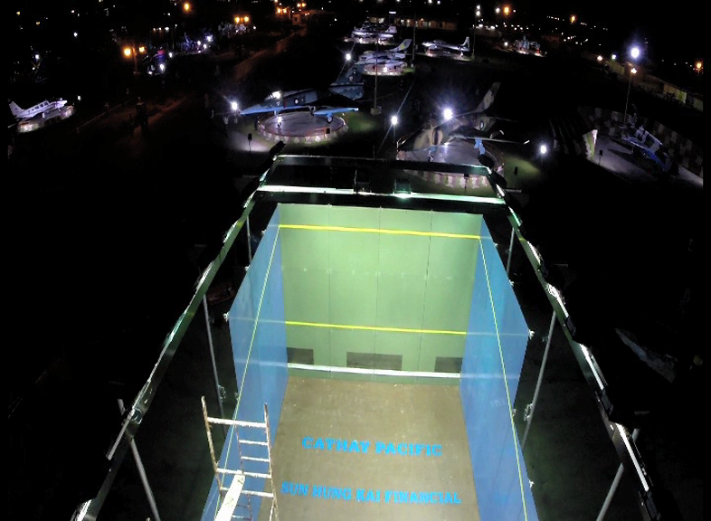 Squash federation builds glass court in Karachi's PAF museum Sports