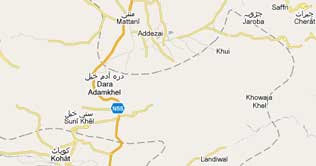 Dara Adam Khel Map Dara Adam Khel: 6 Of A Family Killed In Rocket Attack