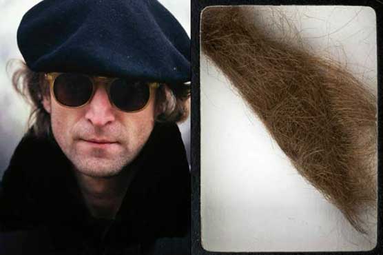 John Lennon Hair Lock Sells For 35 000 Entertainment Dunya News