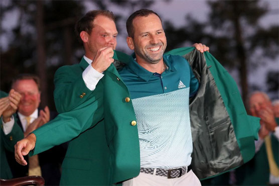 Sergio Garcia won the Masters on Sunday defeating Justin Rose on the first playoff hole
