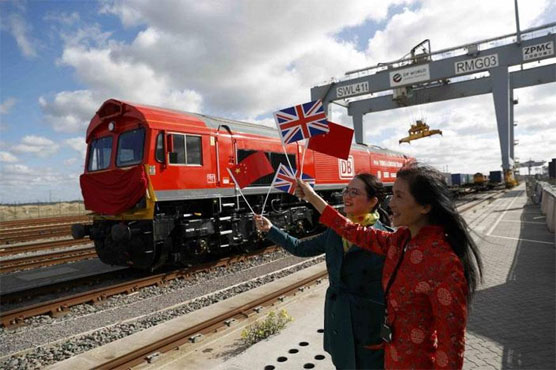 First 'Silk Road' train from Britain leaves for China
