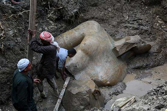 Statue of Pharaoh Ramses ll found