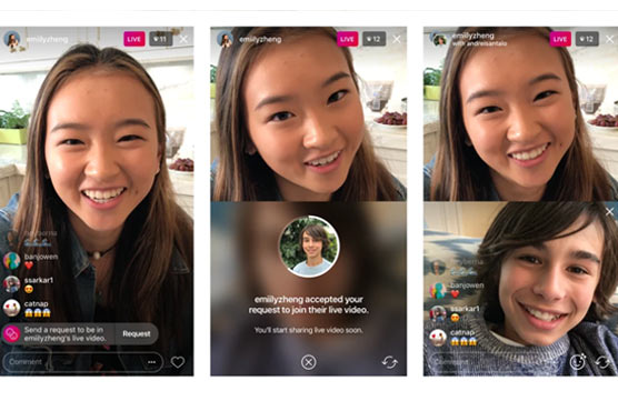 Instagram adds a request button for friends to crash your live stream Instagram adds a request button for friends to crash your live stream