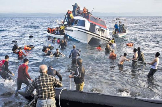 The Italian coast guard rescued 86 people from the boat hours after it started sinking