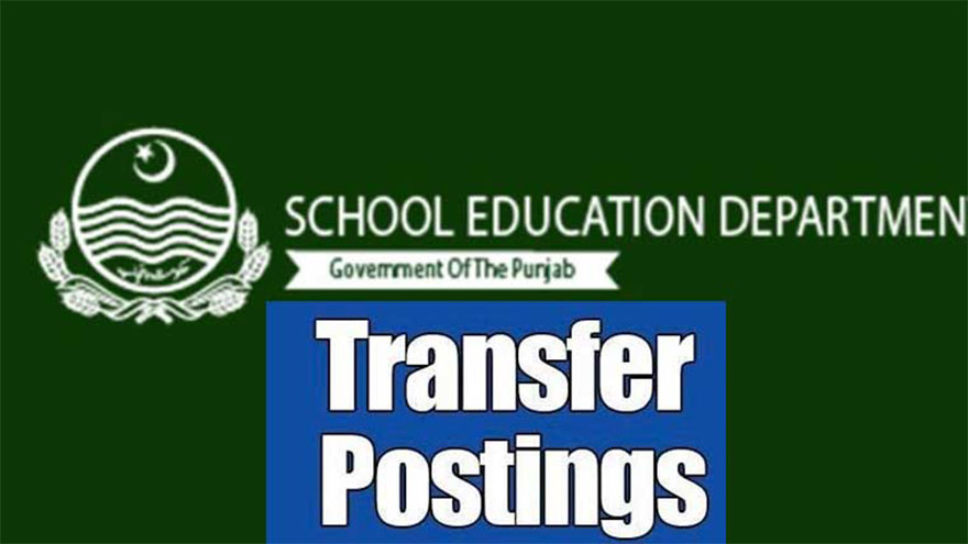 Major reshuffle in Punjab School Education Department