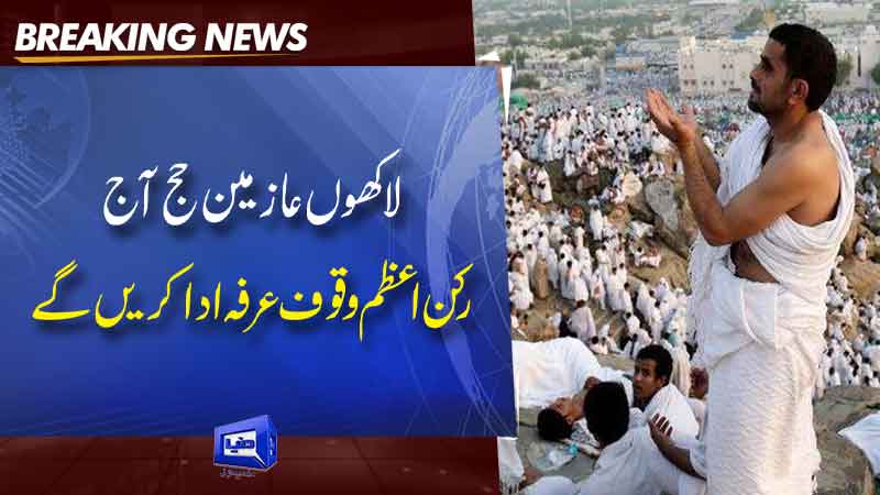  Muslims to Pray on Mount Arafat in Hajj Climax today