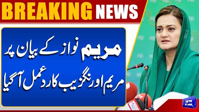 Maryam Aurangzeb Responds to Maryam Nawazs Statement  Major Political Reaction