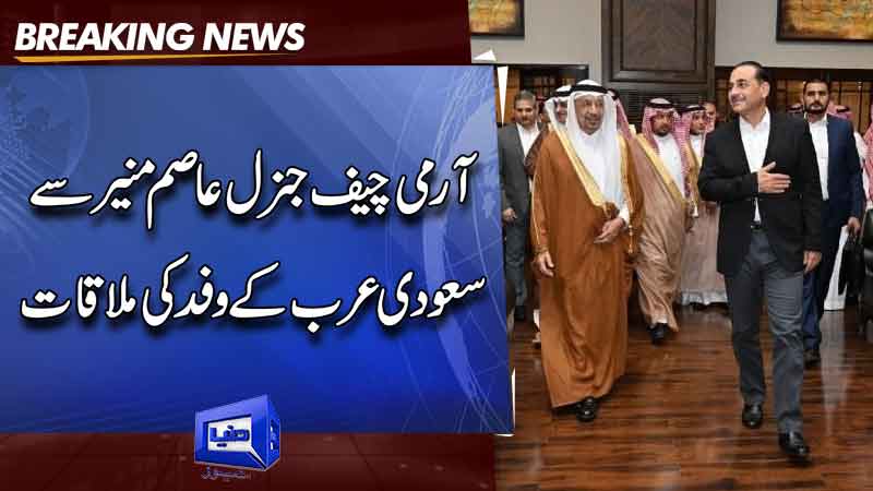  Saudi business delegation holds talks with Army Chief and President