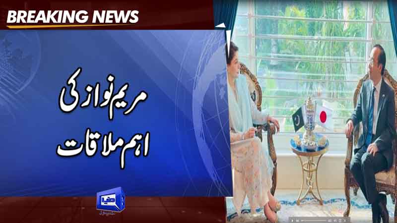  CM Maryam meets with Japanese ambassador, discuss bilateral trade, investment