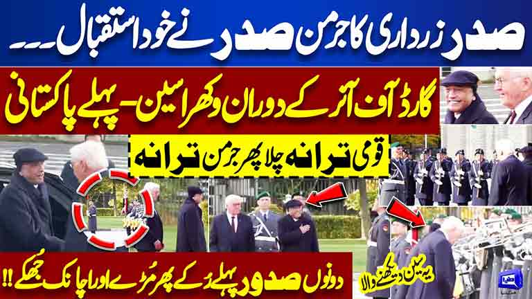 German President Personally Welcomes President Zardari  Unexpected Moment During Guard of Honour