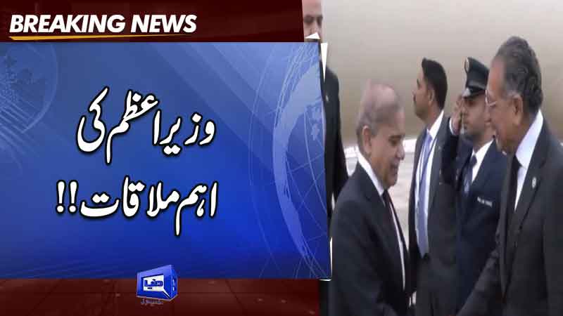  PM Shehbaz Meet Maldives President 