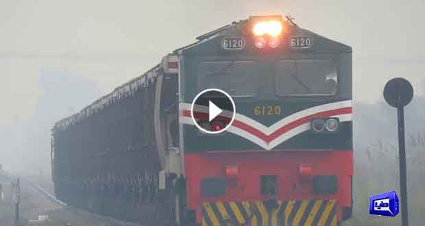 Dunya News Lucky Man Survives Train Hit While Trying To Cross Railway Track