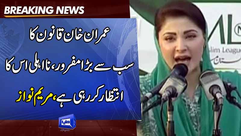  Elections are only solution to country's ills, admits Maryam