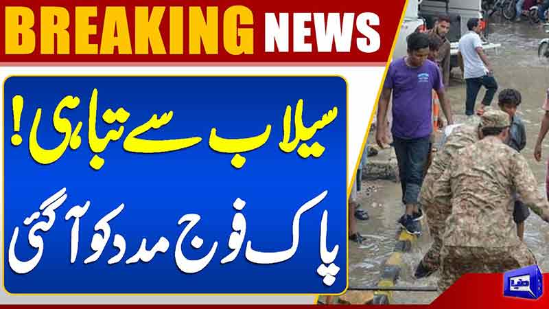  Pakistan Army Rescue Operation Continues Successfully in Deosai  Heavy Rain Fall  Flood