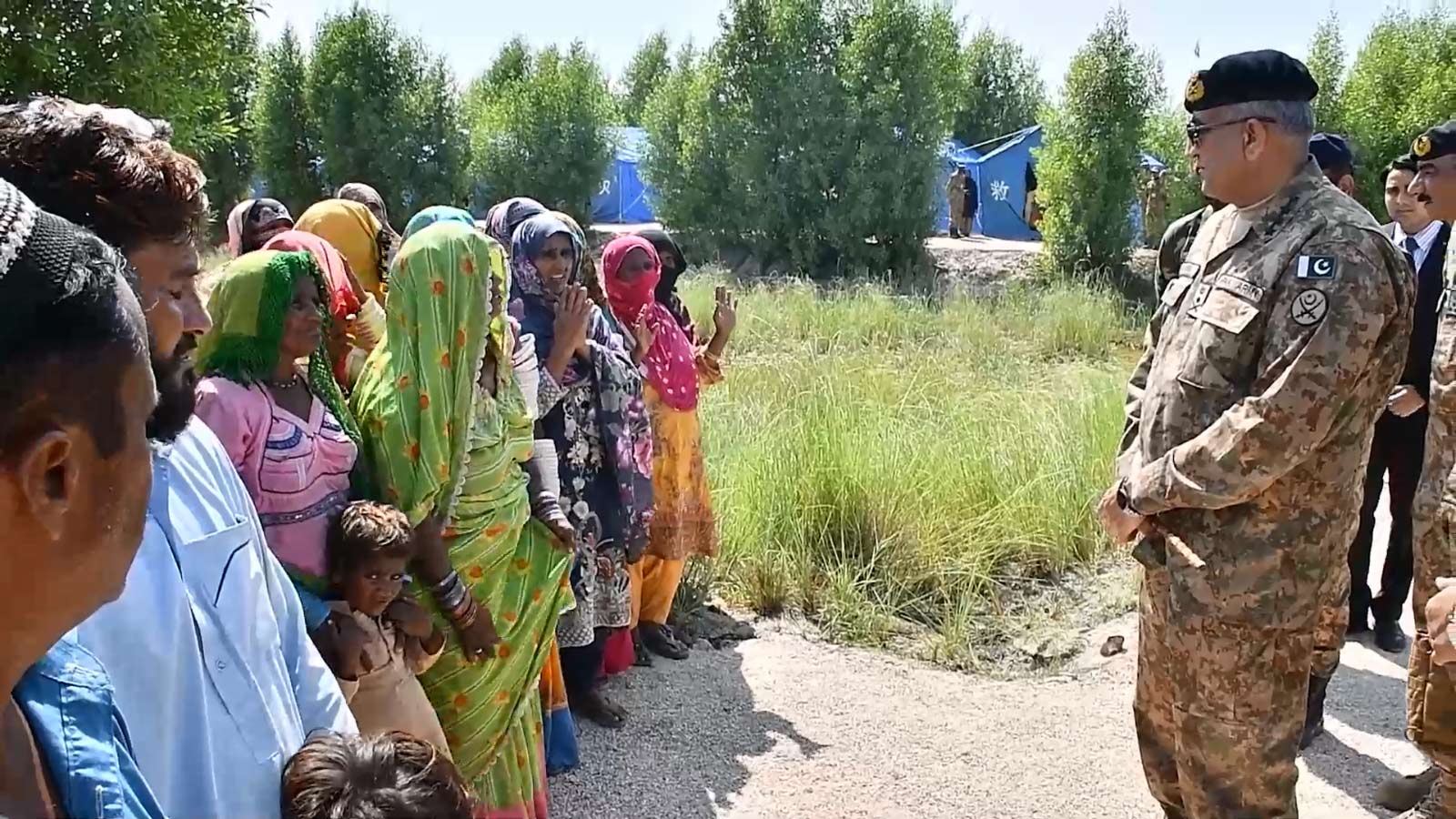 Coas Visits Flood Affected Areas In