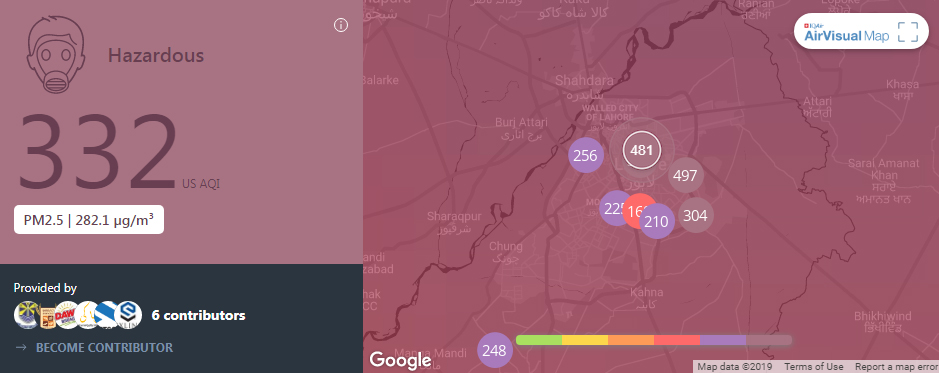 Air Quality Chart Us