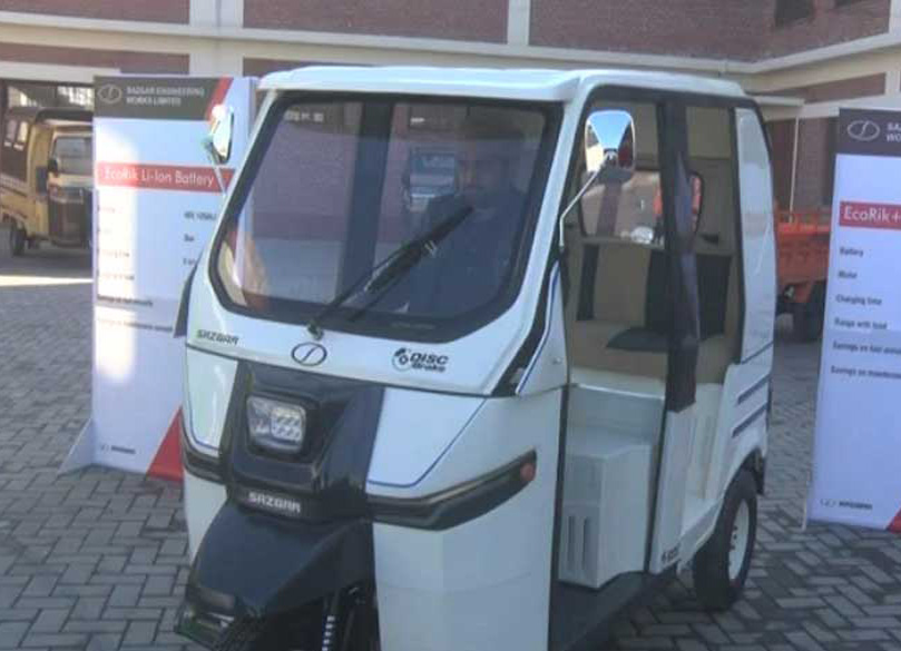 Sazgar electric deals rickshaw