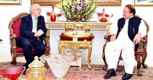 UK should use influence for Pak-India talks: Nawaz