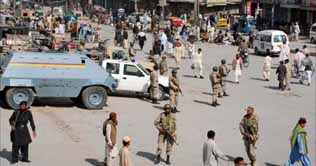 Two officials martyred in rocket attack on BC vehicle 