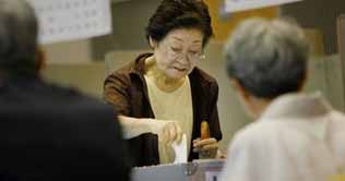 Voting continues for Japan elections 