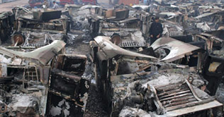 25 NATO vehicles destroyed in Chaman