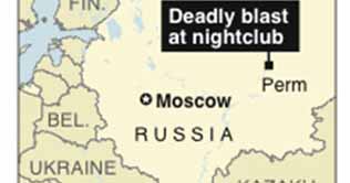 Russia: Blast rips through a nightclub, 100 killed 