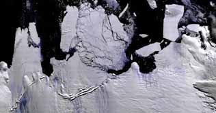 Antarctic Division spotted giant iceberg, warning issued