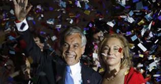 Billionaire Pinera leads Chile polls 