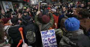 Climate protests gather for mass demonstration