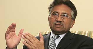 Musharraf shows concern over terrorist attacks 