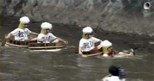 54th annual tub boat race held in Japan