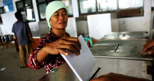 Calm voting in Indonesia election