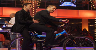 Salman Khan switches from car to bicycle
