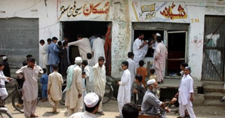 Abbotabad: Blast in a market destroys 10 shops and 1 car