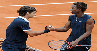 French Open:Monfils and Federer for Quarter-final match up