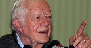 Carter says Gaza Palestinians treated like animals