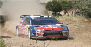 WRC:Sebastian Loeb and Miko Hirvonen lead rally of Poland