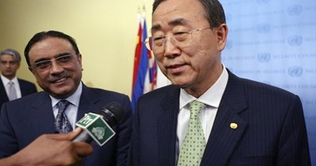 President Zardari seeks UN help for IDP's crisis