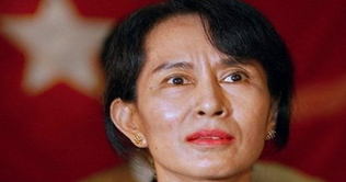 Myanmar's Suu Kyi charged over U.S. intruder