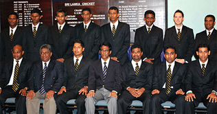 Srilankan cricket team reaches England for T20 World Cup