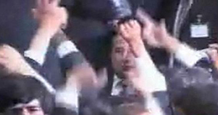 Lawyers chant slogans against Attorney General Khosa