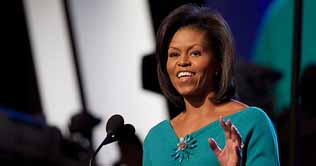 Michelle Obama attends Olympic bid committee