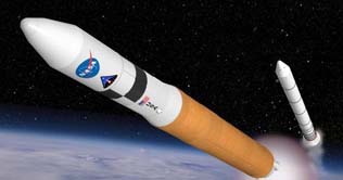 Ares I-X rocket moves to launch pad