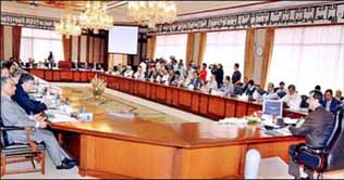 Cabinet meeting starts under chair of PM Gilani 