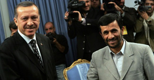 Turkish PM Erdogan meets Iranian President Ahmadinejad 