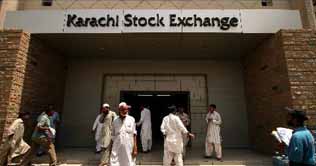 Karachi stocks cross psychological barrier of 9,000 points