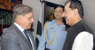 PM Gilani phones CM Shahbaz over Samberyal incident 