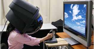 Virtual reality used for blind to map real world 